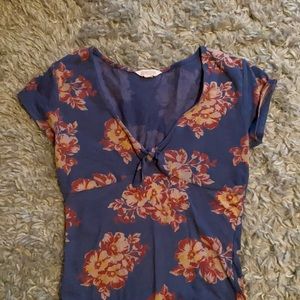 super cute floral body suit!! size: s never worn!!